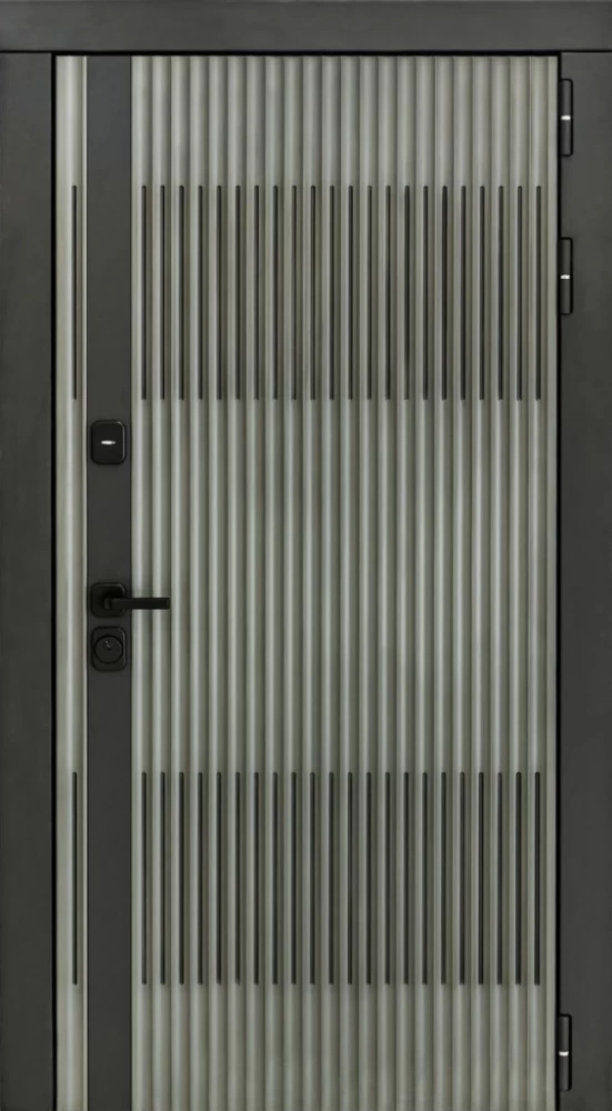 Входная дверь ДвериПРО Elfy ФЛ-609 (L-52, 10мм, белый матовый) DPRO196519 внешняя сторона