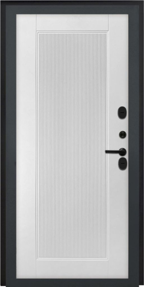 Входная дверь ДвериПРО Д-68 ПВХ 10мм Астрод Velutto Bianco DPRO196747 внутренняя сторона