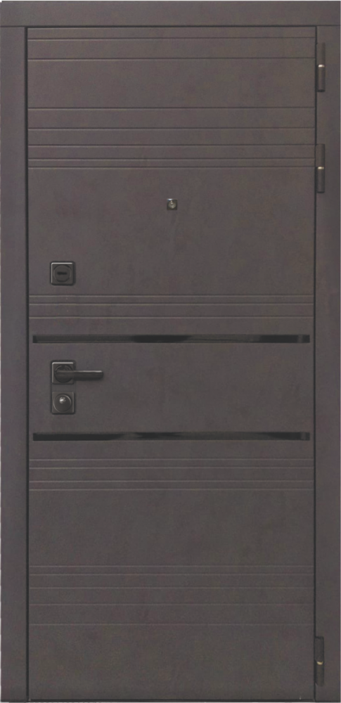 Входная дверь ДвериПРО L-43 фл-608 винорит white DPRO198118 внешняя сторона