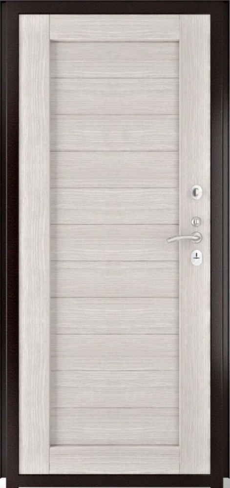 Входная дверь ДвериПРО Модель L-48 Экошпон СБ-3 (16мм, капучино) DPRO196969 внутренняя сторона